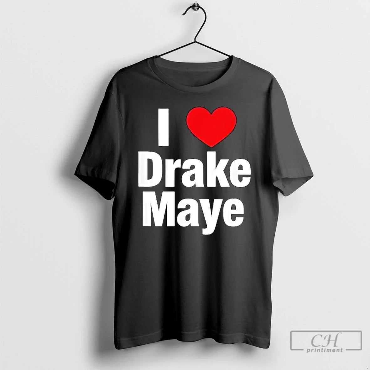 Classic I Love Drake Fan Bold Heart Graphic - Adult & Kids T-Shirts, Sweatshirts & Hoodies apparel design preview 1
