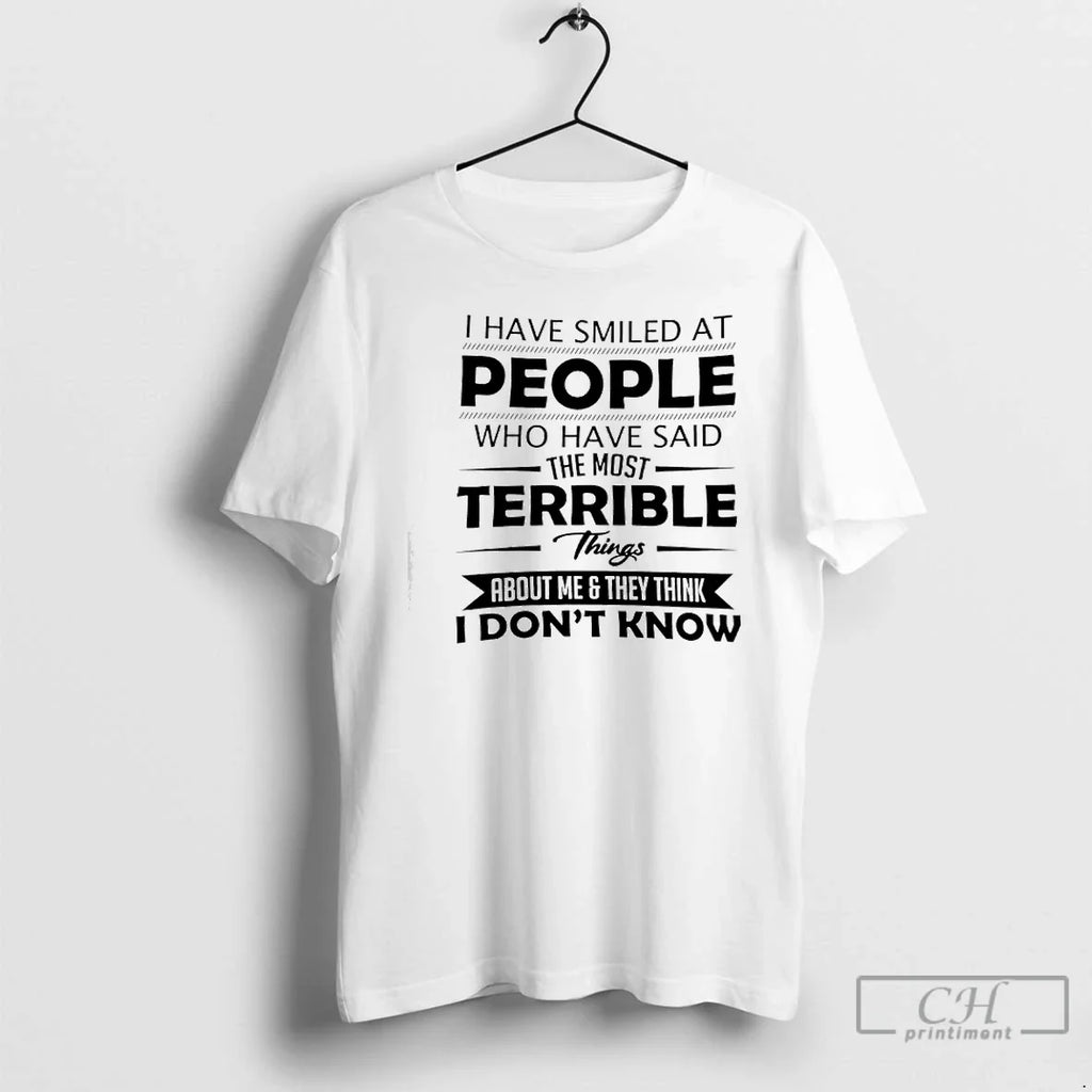 Classic I Have Smiled At People Who Said The Most - Adult & Kids T-Shirts, Sweatshirts & Hoodies apparel design preview 1