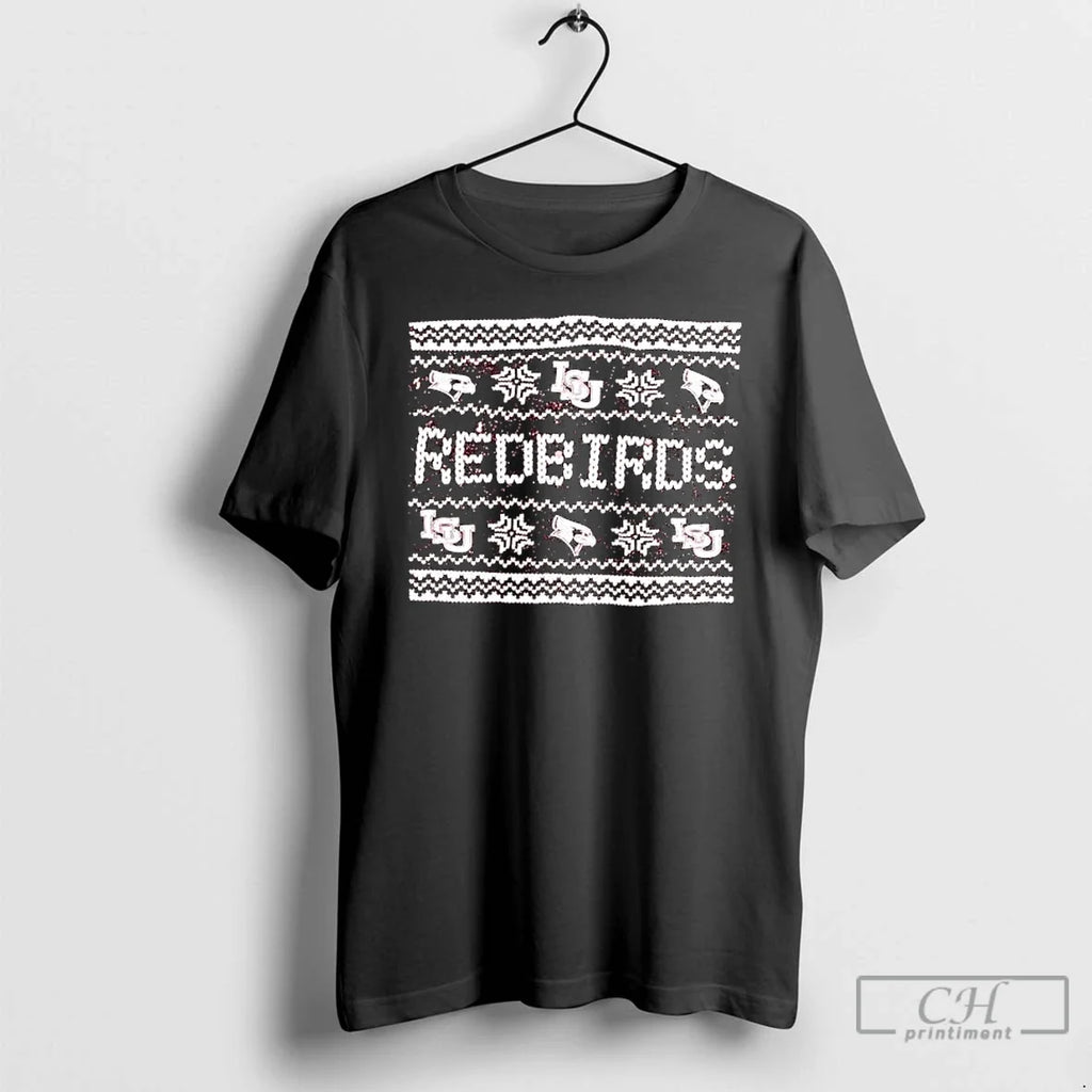 Classic Illinois State University Isu Redbirds Ugly - Adult & Kids T-Shirts, Sweatshirts & Hoodies apparel design preview 1