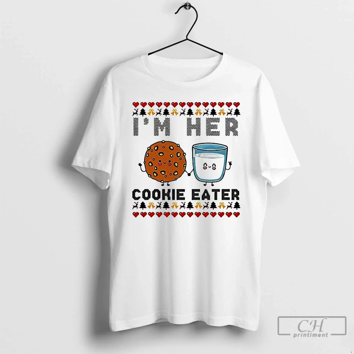 Classic Im Her Cookie Eater Ugly Christmas - Adult & Kids T-Shirts, Sweatshirts & Hoodies apparel design preview 1