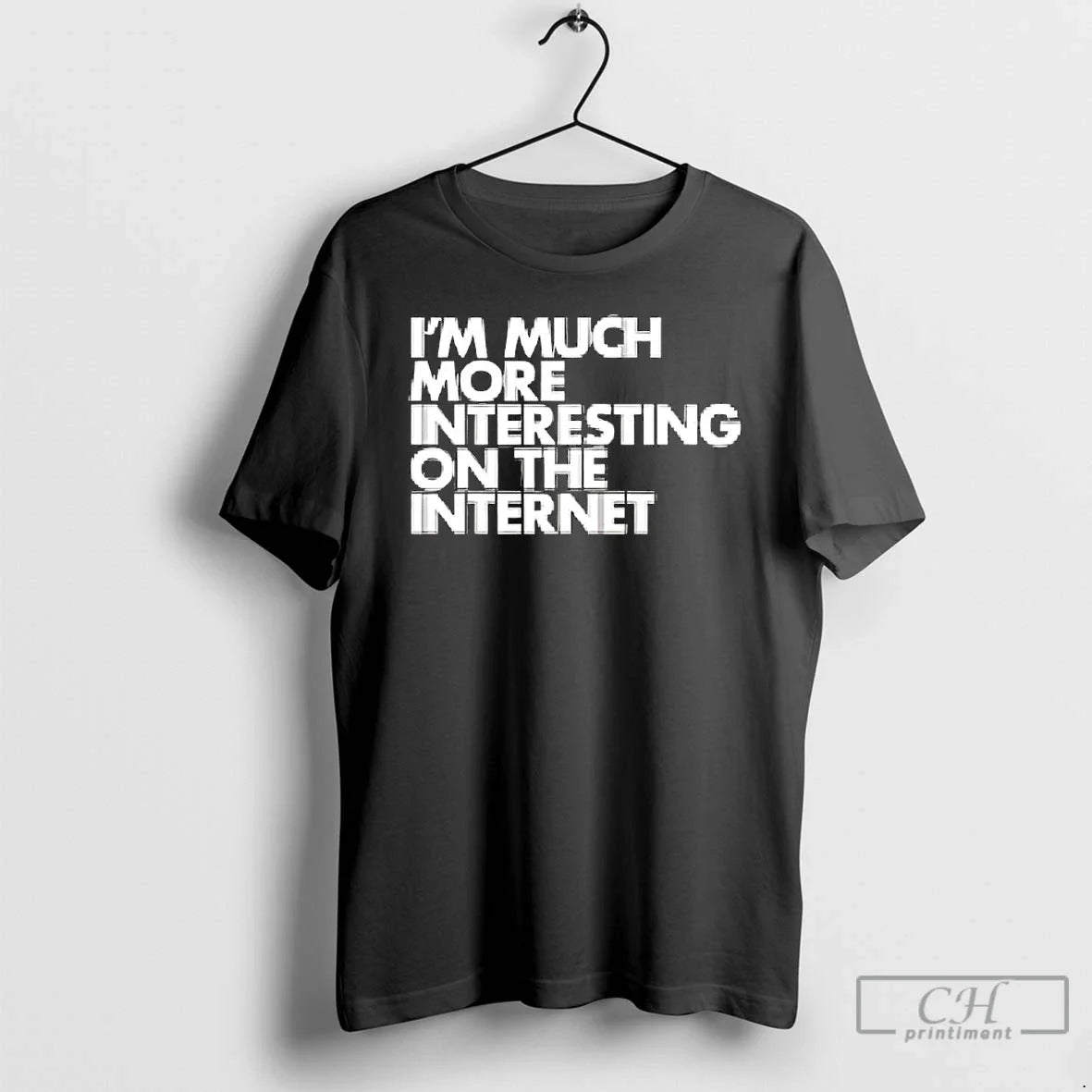 Classic Im Moch More Interesting On The Internet - Adult & Kids T-Shirts, Sweatshirts & Hoodies apparel design preview 1