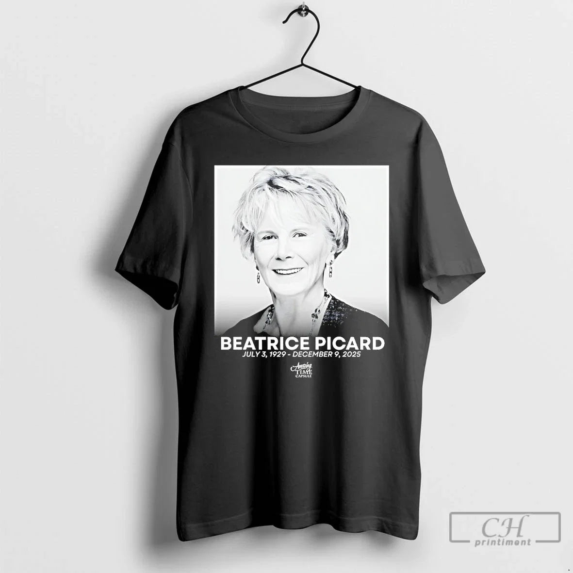 Classic In Loving Memory Beatrice Picard 1929 2025 - Adult & Kids T-Shirts, Sweatshirts & Hoodies apparel design preview 1