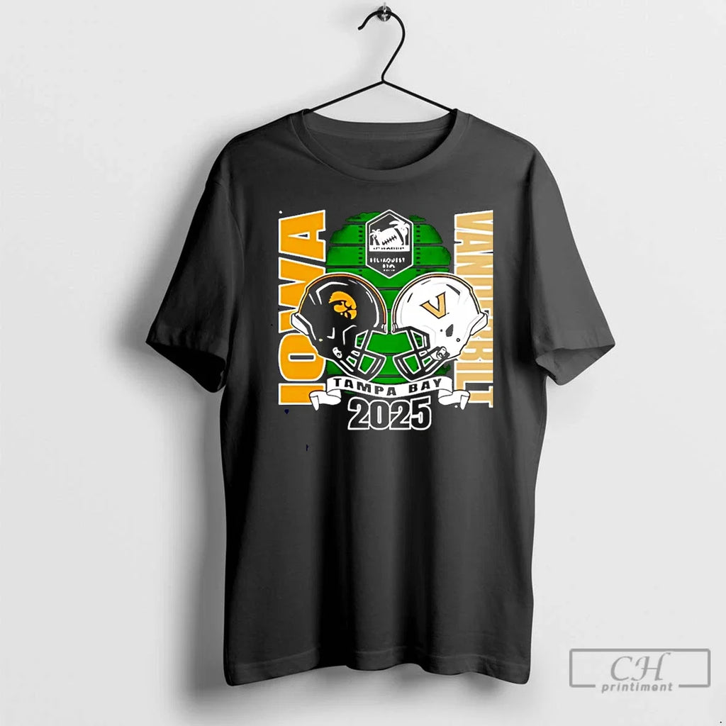 Classic Iowa Hawkeyes Vs Vanderbilt 2025 Reliaquest - Adult & Kids T-Shirts, Sweatshirts & Hoodies apparel design preview 1