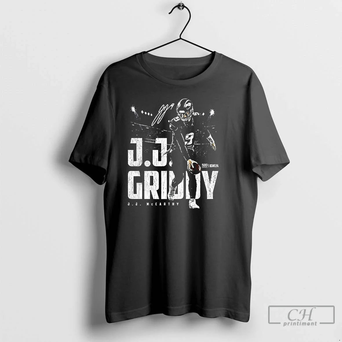 Classic J Mccarthy Minnesota Vikings Football Griddy - Adult & Kids T-Shirts, Sweatshirts & Hoodies apparel design preview 1