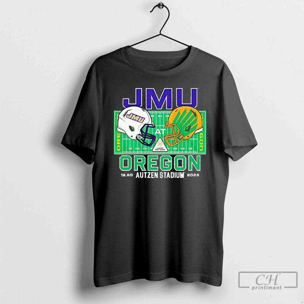 Classic Jmu Vs Oregon 2025 College Football Playoff - Adult & Kids T-Shirts, Sweatshirts & Hoodies apparel design preview 1