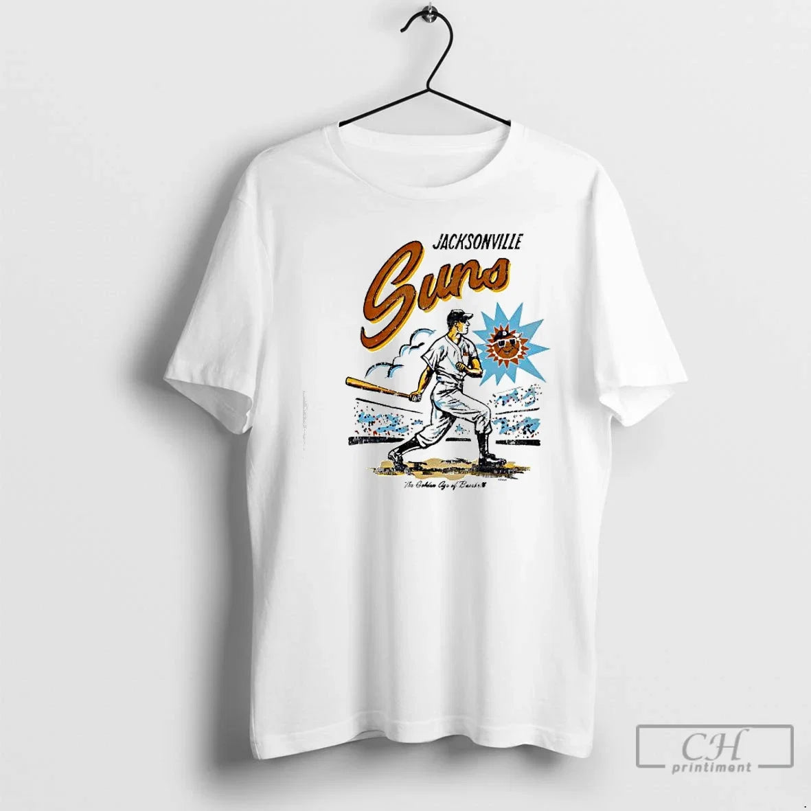 Classic Jacksonville Suns Jumbo Shrimp The Golden - Adult & Kids T-Shirts, Sweatshirts & Hoodies apparel design preview 1