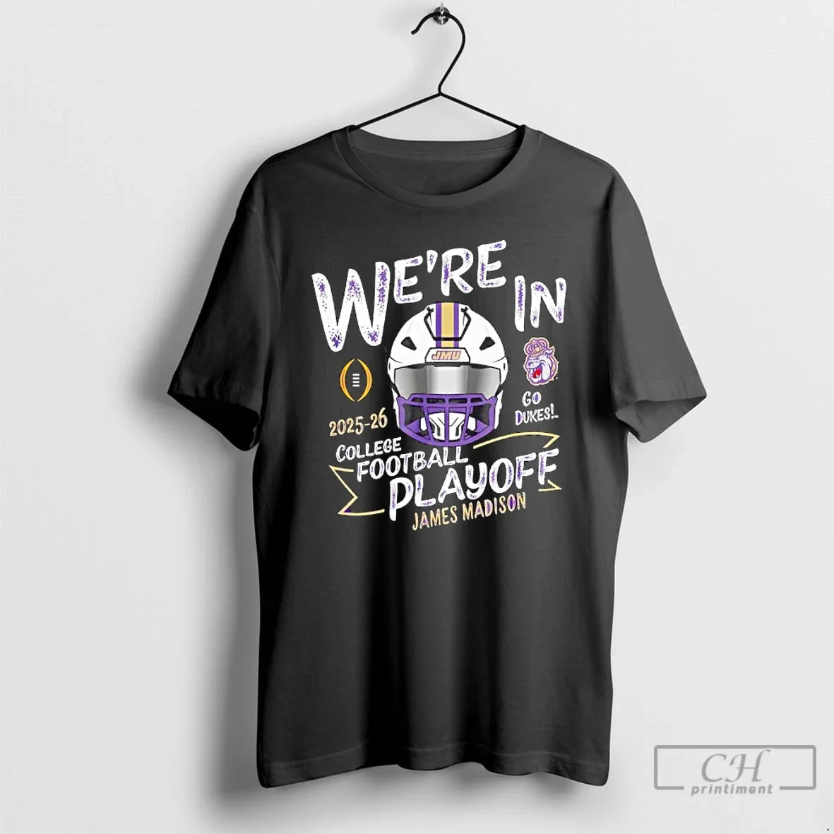 Classic James Madison Dukes Cfp College Football - Adult & Kids T-Shirts, Sweatshirts & Hoodies apparel design preview 1