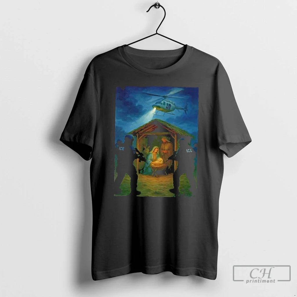 Classic Jesus Vs Ice Graphic - Adult & Kids T-Shirts, Sweatshirts & Hoodies apparel design preview 1