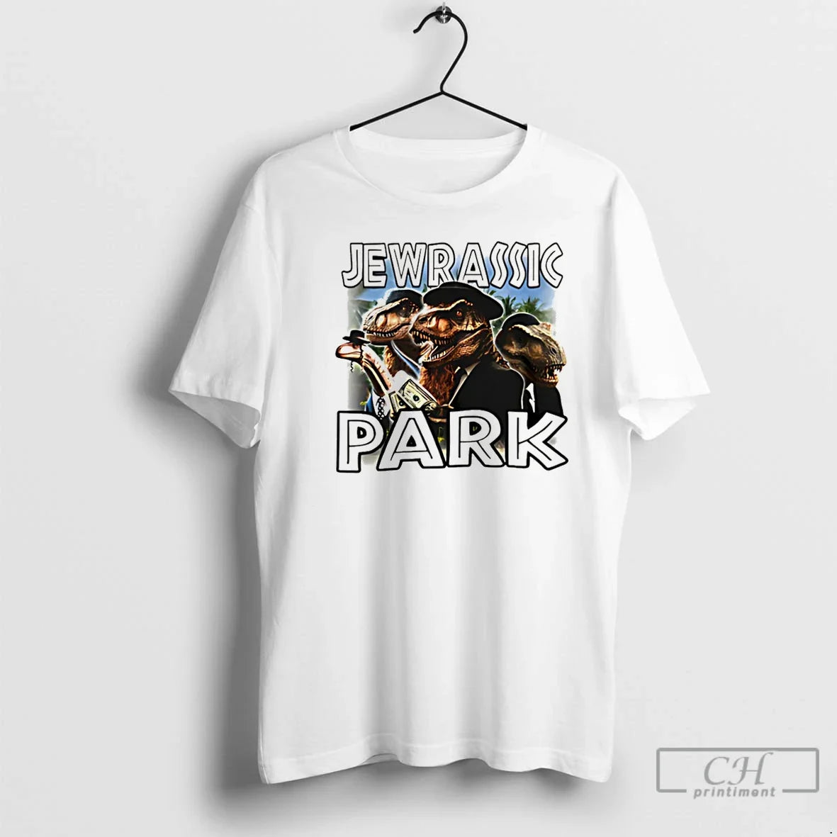 Classic Jewrassic Park Dinosaur Graphic Christmas - Adult & Kids T-Shirts, Sweatshirts & Hoodies apparel design preview 1