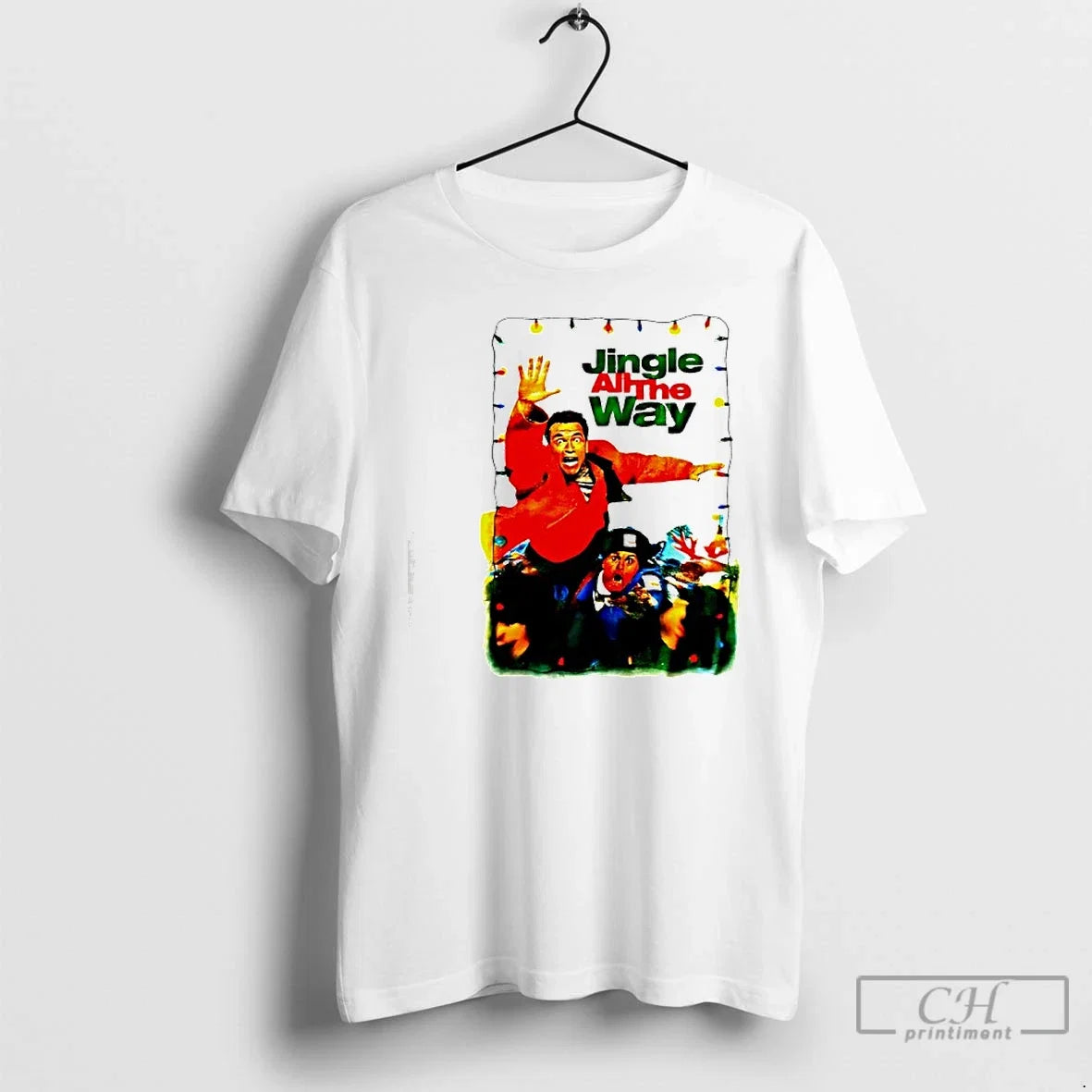 Classic Jingle All The Way Movie Promo - Adult & Kids T-Shirts, Sweatshirts & Hoodies apparel design preview 1