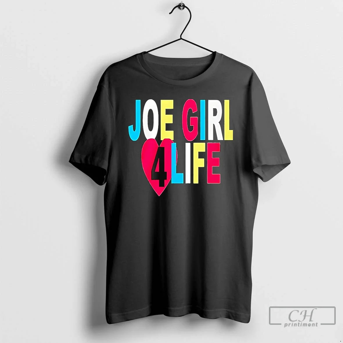 Classic Joe Girl 4 Life Heart Christmas - Adult & Kids T-Shirts, Sweatshirts & Hoodies apparel design preview 1