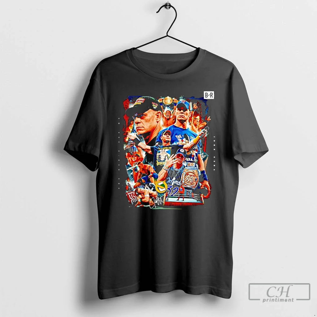 Classic John Cenas Final Match At Wrestlemania 41 - Adult & Kids T-Shirts, Sweatshirts & Hoodies apparel design preview 1