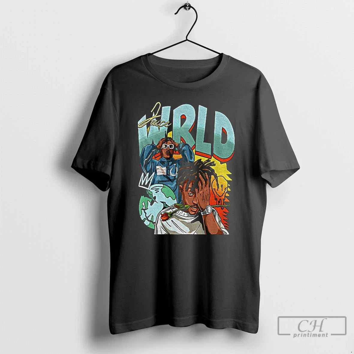 Classic Juice World Graphic - Adult & Kids T-Shirts, Sweatshirts & Hoodies apparel design preview 1