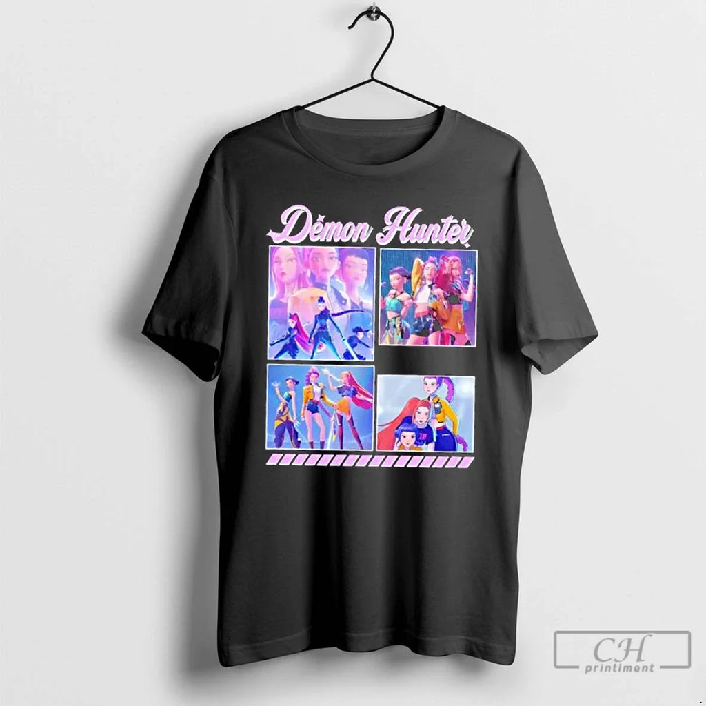 Classic K Pop Demon Hunter Anime Graphic - Adult & Kids T-Shirts, Sweatshirts & Hoodies apparel design preview 1