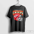 Classic Kansas City Chiefs Gradient Football Helmet - Adult & Kids T-Shirts, Sweatshirts & Hoodies apparel design preview 1