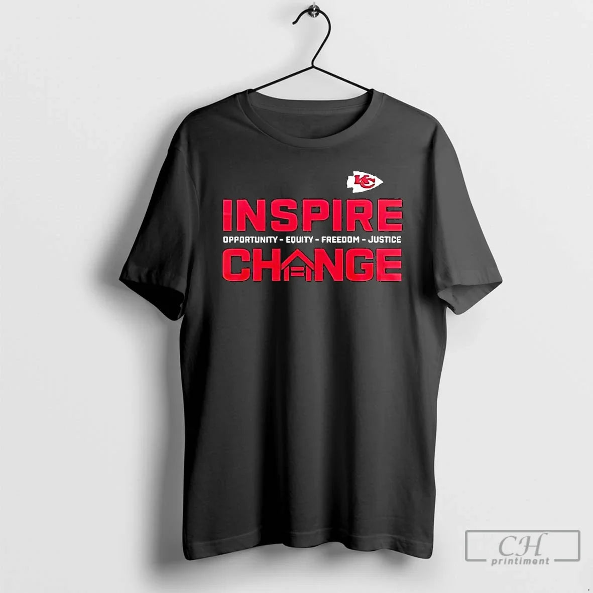 Classic Kansas City Chiefs X Inspire Change Logo - Adult & Kids T-Shirts, Sweatshirts & Hoodies apparel design preview 1