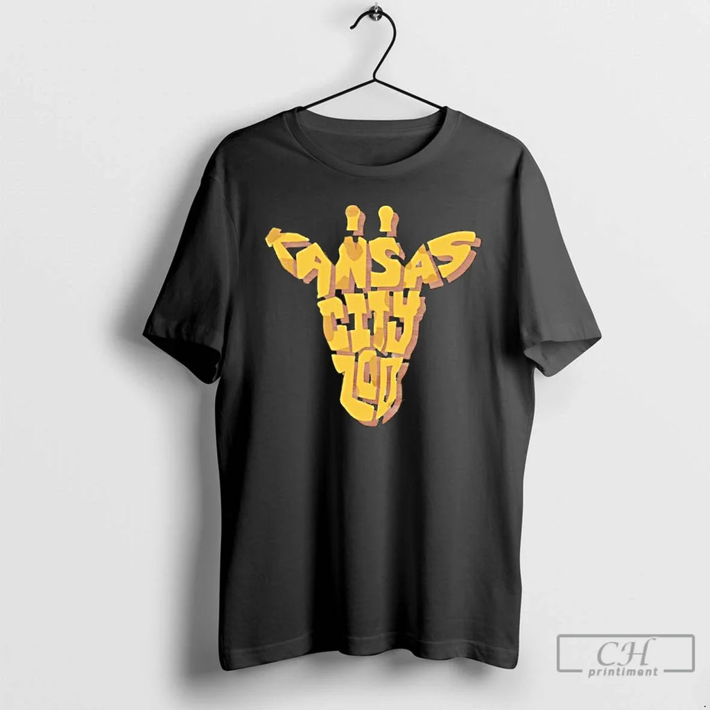 Classic Kansas City Zoo Giraffe - Adult & Kids T-Shirts, Sweatshirts & Hoodies apparel design preview 1