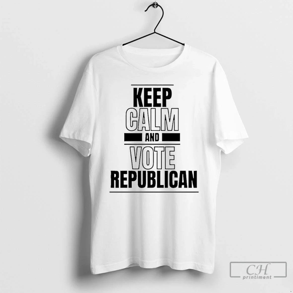 Classic Keep Calm And Vote Republican - Adult & Kids T-Shirts, Sweatshirts & Hoodies apparel design preview 1