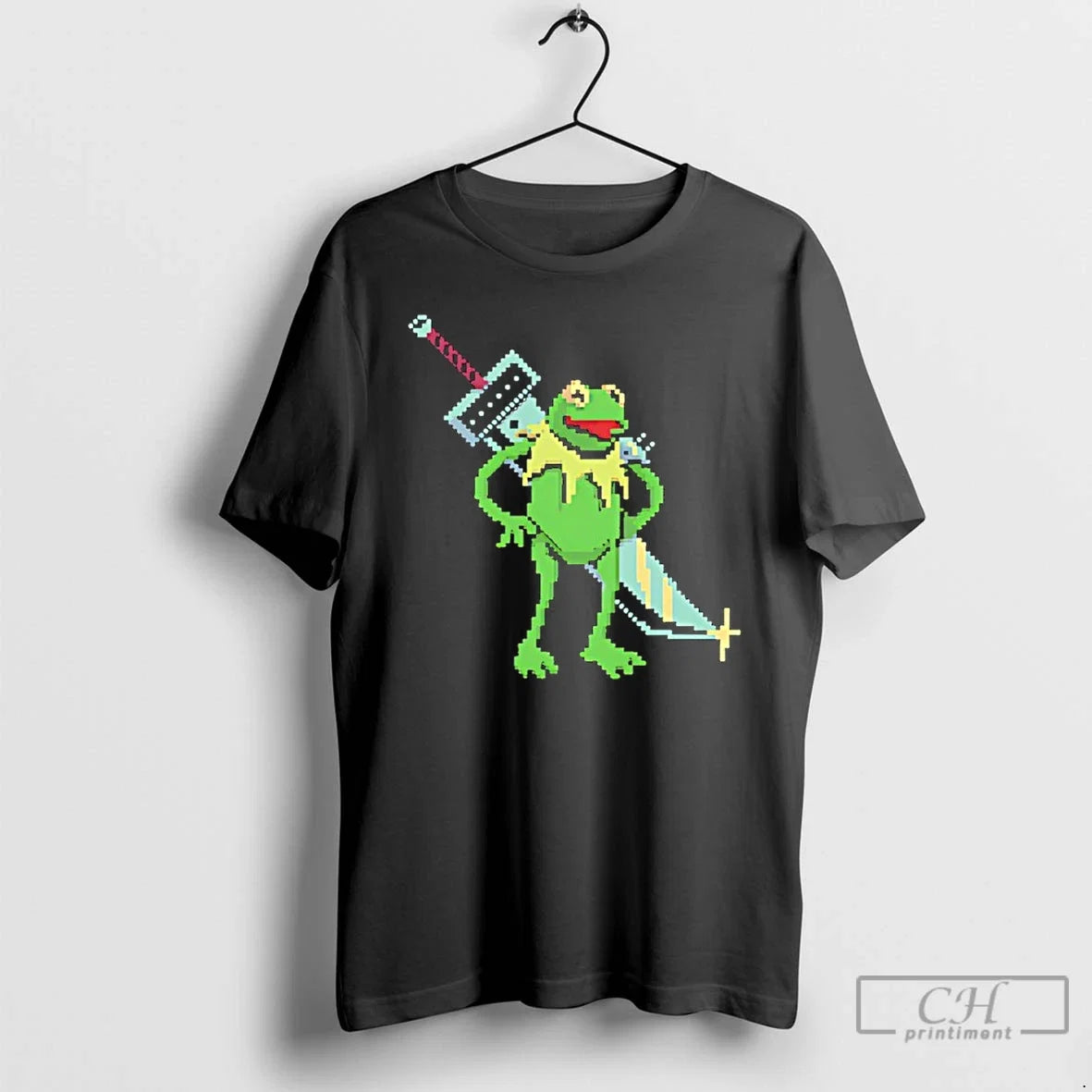 Classic Kermit The Frog Muppet Strife Funny - Adult & Kids T-Shirts, Sweatshirts & Hoodies apparel design preview 1
