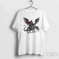 Classic Knight Riding Dragon Art - Adult & Kids T-Shirts, Sweatshirts & Hoodies apparel design preview 1