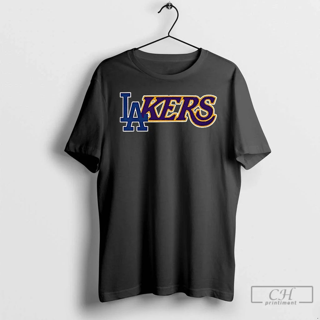 Classic La Dodgers Lakers Logo - Adult & Kids T-Shirts, Sweatshirts & Hoodies apparel design preview 1