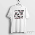 Classic Look Past My Awkwardness And Anxiety Text - Adult & Kids T-Shirts, Sweatshirts & Hoodies apparel design preview 1