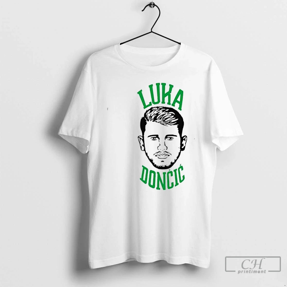 Classic Luka Doncic Face Black White - Adult & Kids T-Shirts, Sweatshirts & Hoodies apparel design preview 1
