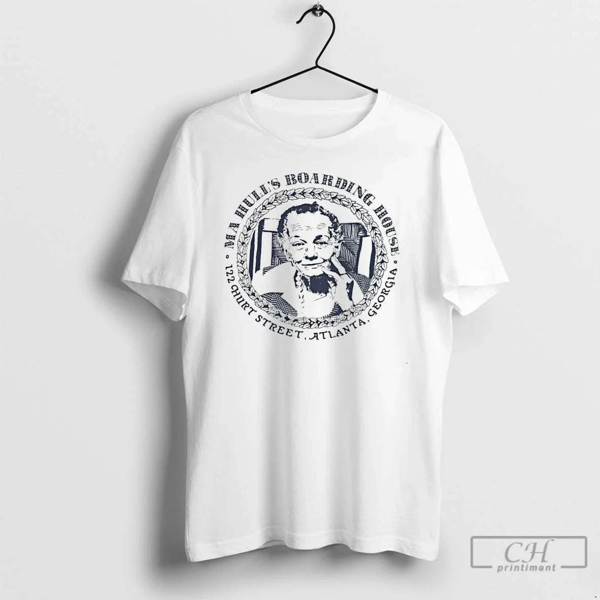 Classic Ma Hulls Boarding House 122 Hurt Street - Adult & Kids T-Shirts, Sweatshirts & Hoodies apparel design preview 1
