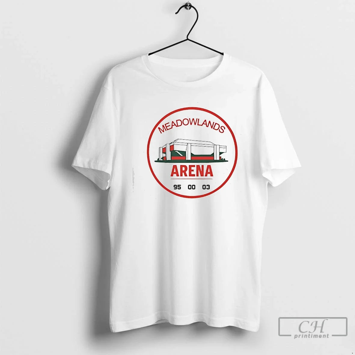 Classic Meadowlands Arena 95 00 03 Graphic - Adult & Kids T-Shirts, Sweatshirts & Hoodies apparel design preview 1
