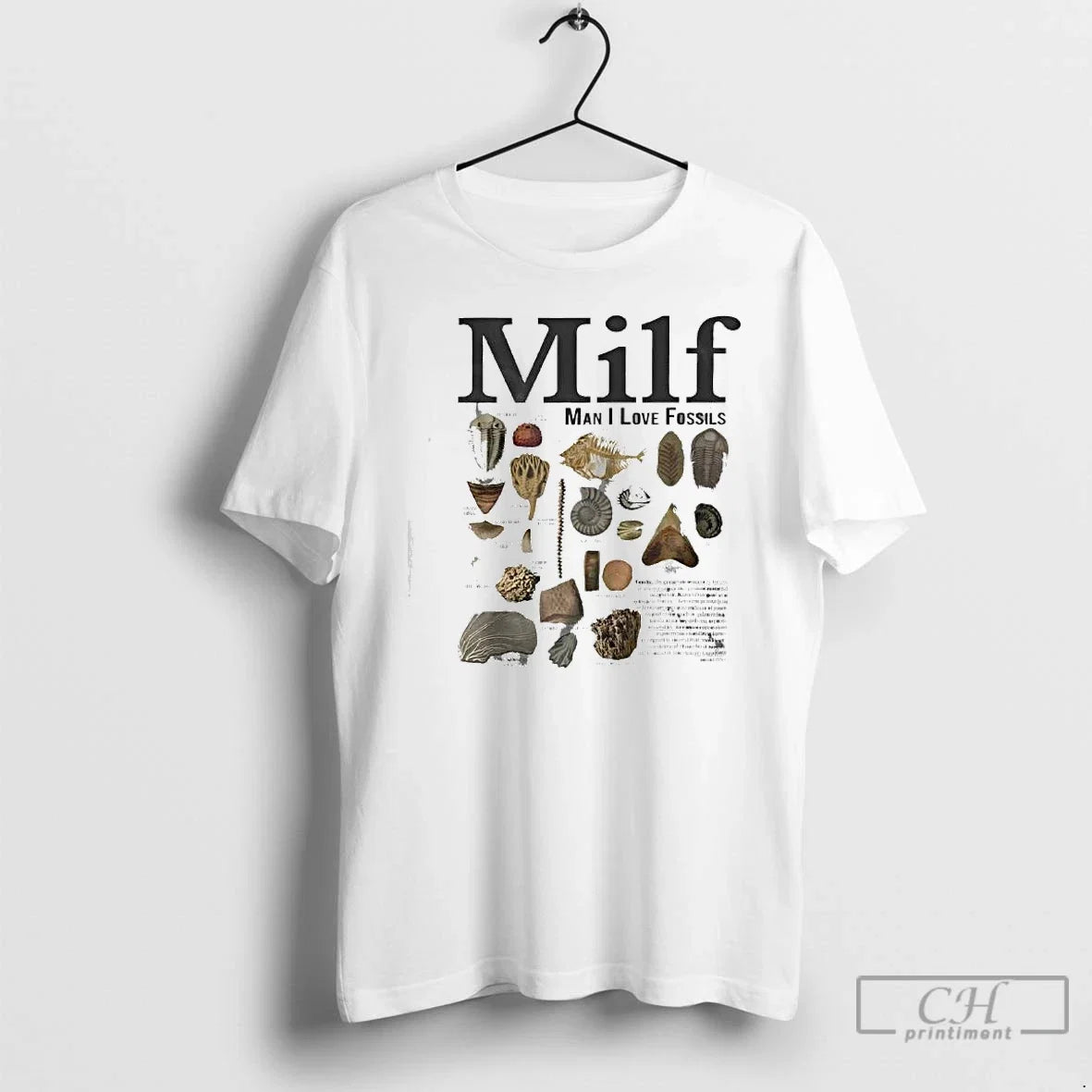 Classic Milf Man I Love Fossils Retro - Adult & Kids T-Shirts, Sweatshirts & Hoodies apparel design preview 1