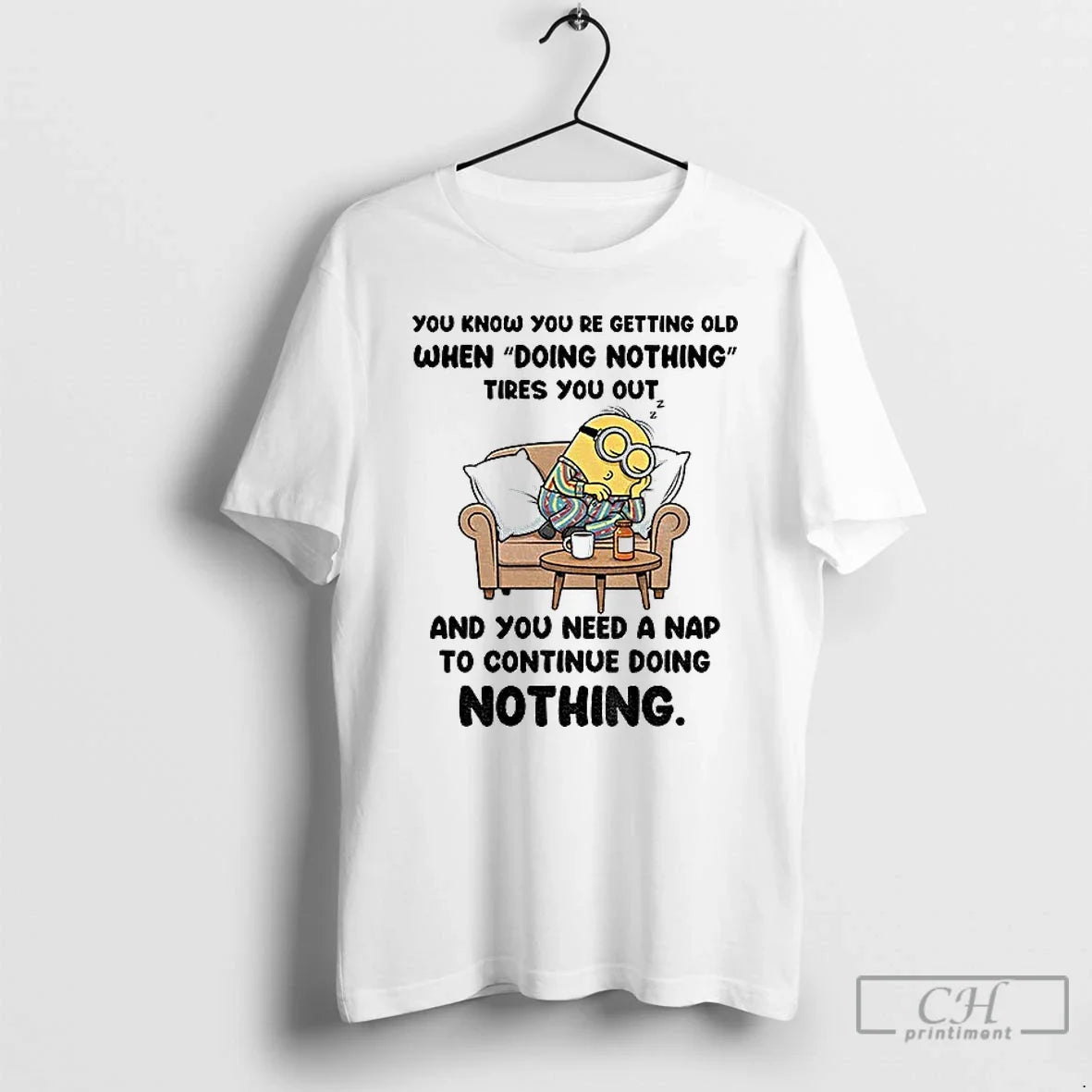 Classic Minion You Know Re Getting Old When Doing - Adult & Kids T-Shirts, Sweatshirts & Hoodies apparel design preview 1