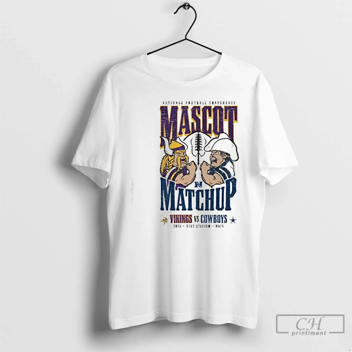 Classic Minnesota Vikings X Dallas Cowboys National - Adult & Kids T-Shirts, Sweatshirts & Hoodies apparel design preview 1