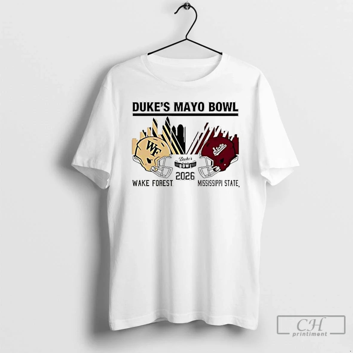 Classic Mississippi State Vs Wake Forest 2026 Dukes - Adult & Kids T-Shirts, Sweatshirts & Hoodies apparel design preview 1