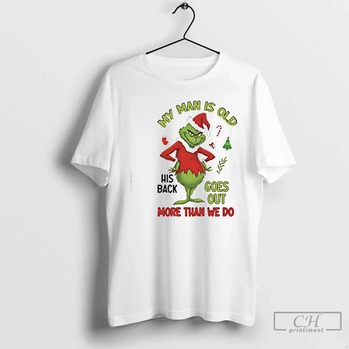 Classic My Man Is Old His Back Goes Out More Than We - Adult & Kids T-Shirts, Sweatshirts & Hoodies apparel design preview 1