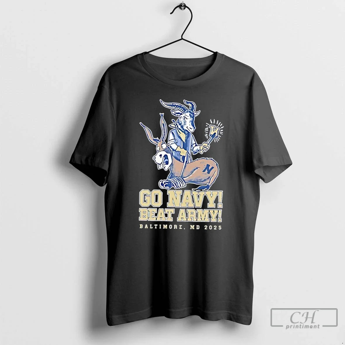 Classic Navy Midshipmen 2025 Champions Go Beat Army - Adult & Kids T-Shirts, Sweatshirts & Hoodies apparel design preview 1