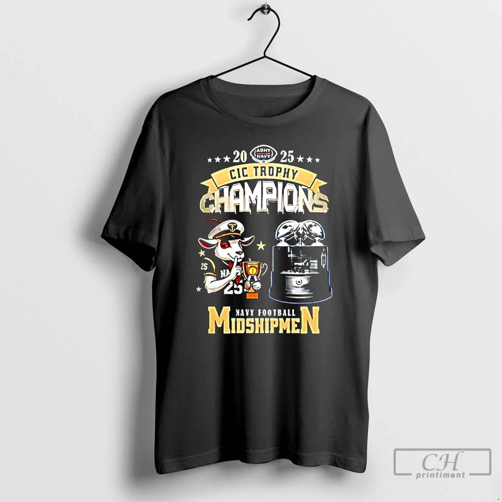Classic Navy Midshipmen 2025 Commander In Chiefs - Adult & Kids T-Shirts, Sweatshirts & Hoodies apparel design preview 1