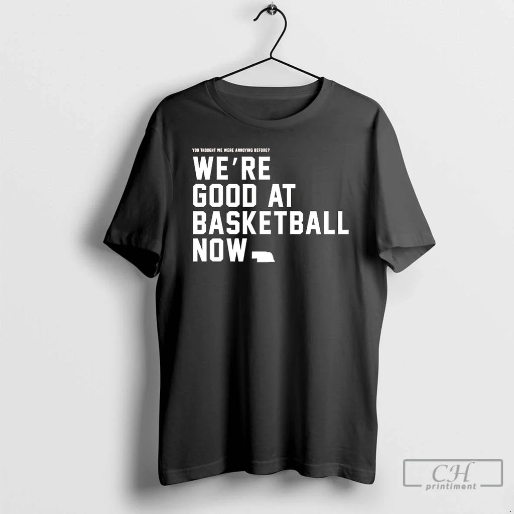Classic Nebraska Cornhuskers Were Good At Basketball - Adult & Kids T-Shirts, Sweatshirts & Hoodies apparel design preview 1