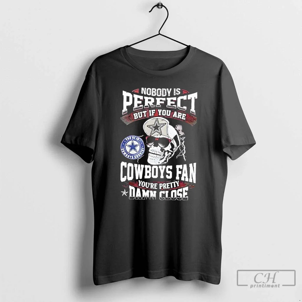 Classic Nobody Is Perfect But If You Are Dallas - Adult & Kids T-Shirts, Sweatshirts & Hoodies apparel design preview 1