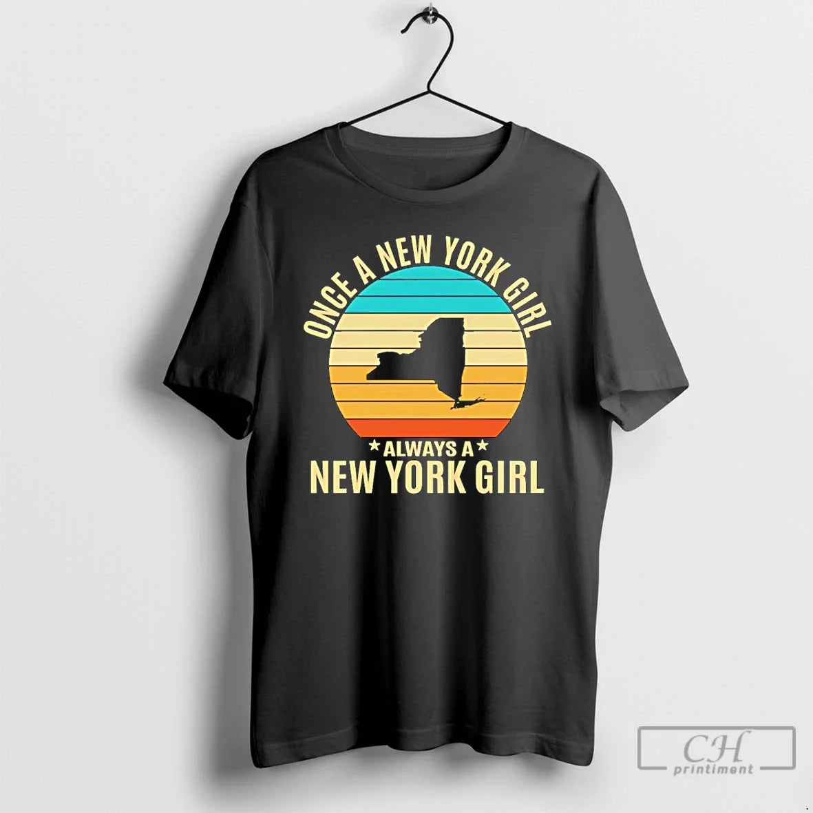 Classic Once A New York Girl Always Vintage Sweater - Adult & Kids T-Shirts, Sweatshirts & Hoodies apparel design preview 1