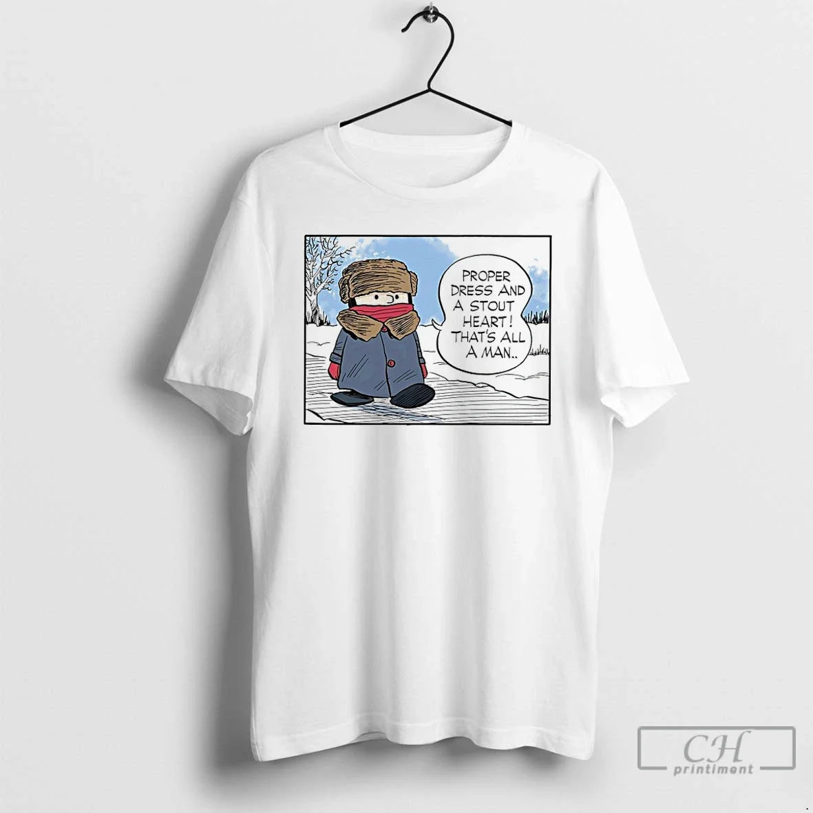 Classic Peanuts Proper Dress And A Stout Heart Thats - Adult & Kids T-Shirts, Sweatshirts & Hoodies apparel design preview 1