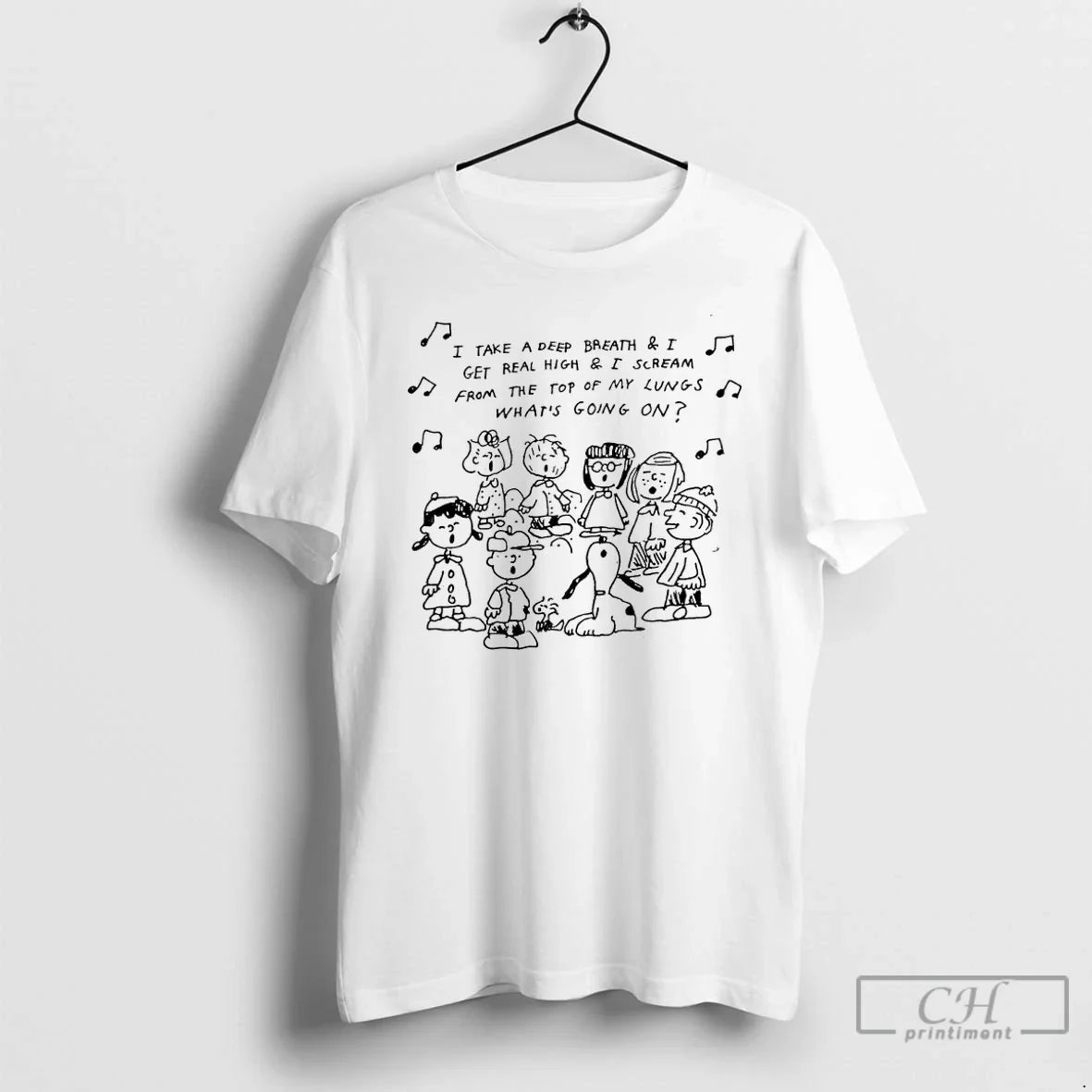 Classic Peanuts Take A Deep Breath And I Get Real - Adult & Kids T-Shirts, Sweatshirts & Hoodies apparel design preview 1