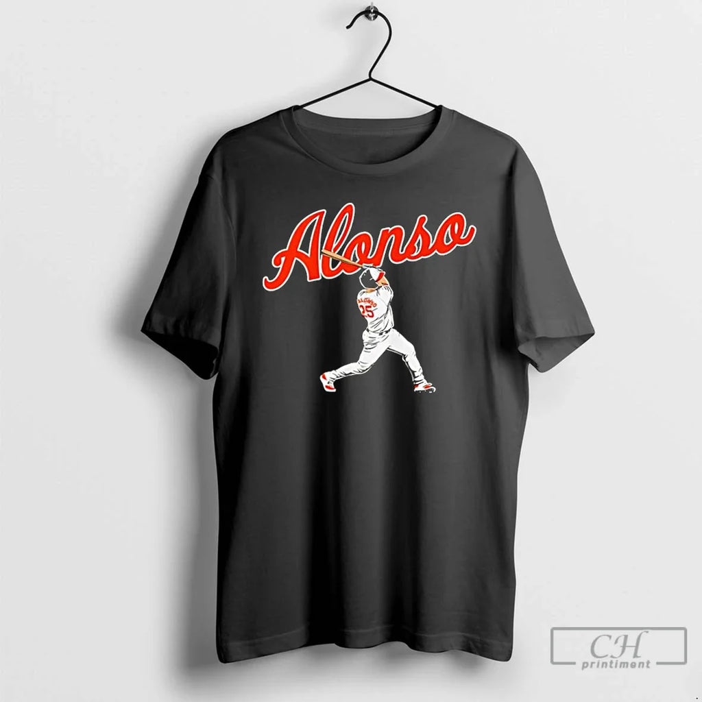 Classic Pete Alonso Baltimore Slugger Swing Baseball - Adult & Kids T-Shirts, Sweatshirts & Hoodies apparel design preview 1