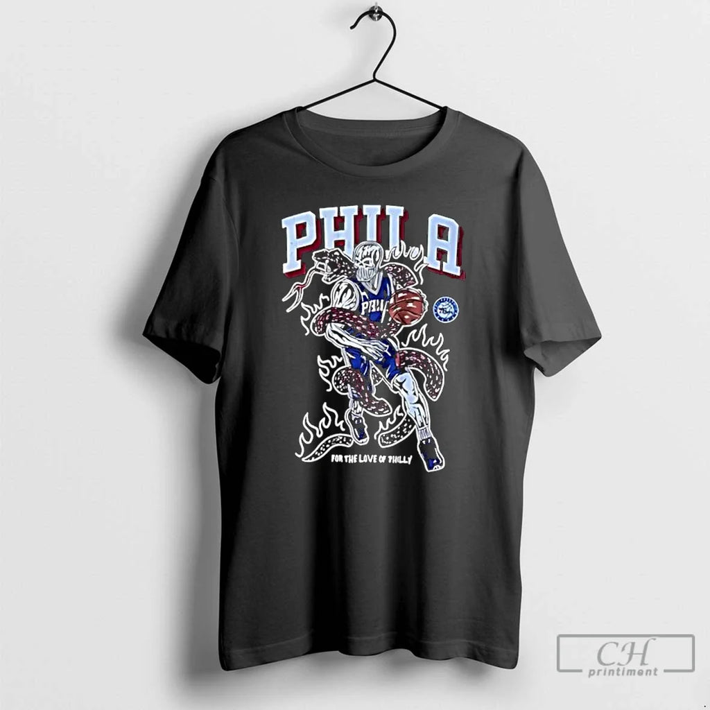 Classic Philadelphia 76ers Warren Lotas For The Love - Adult & Kids T-Shirts, Sweatshirts & Hoodies apparel design preview 1