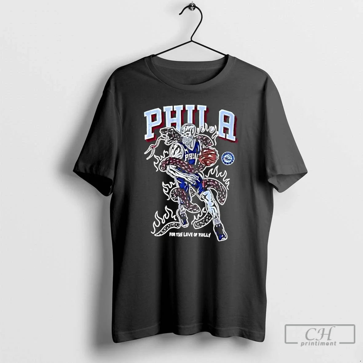 Classic Philadelphia 76ers Warren Lotas For The Love - Adult & Kids T-Shirts, Sweatshirts & Hoodies apparel design preview 1