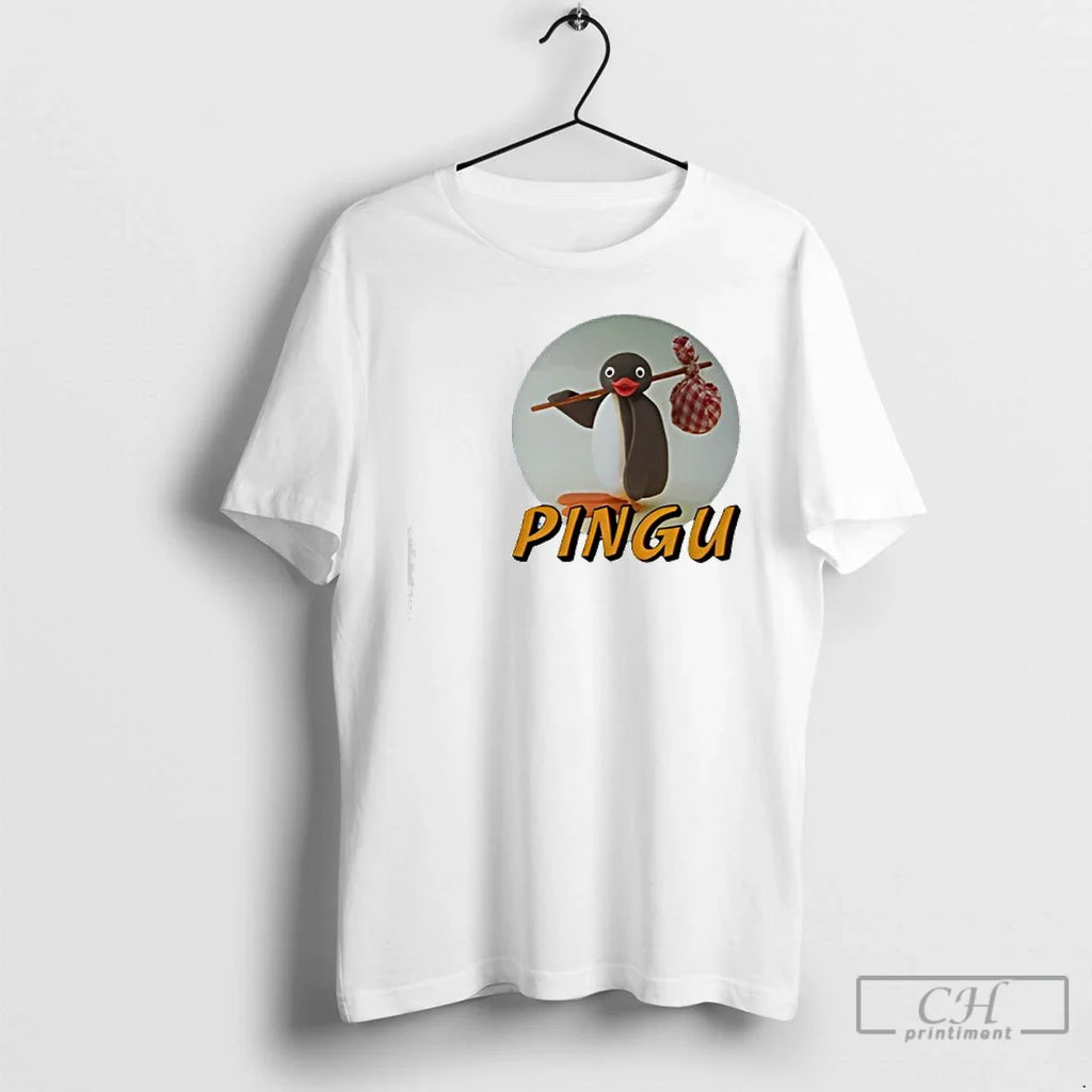 Classic Pingu Logo Cute - Adult & Kids T-Shirts, Sweatshirts & Hoodies apparel design preview 1