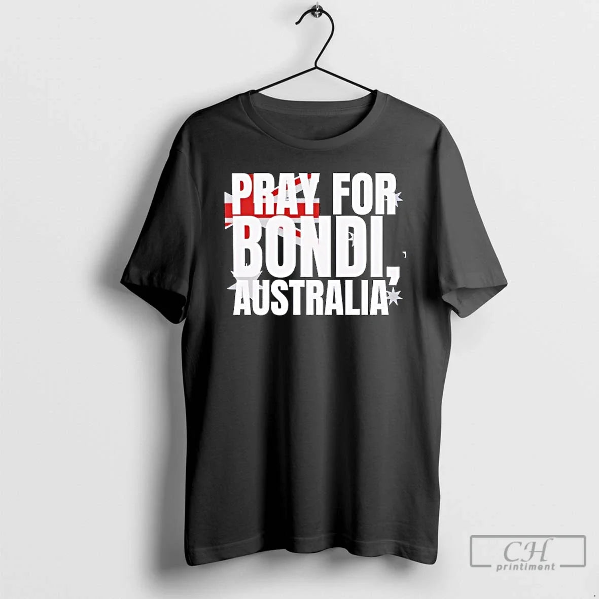 Classic Pray For Bondi Australia - Adult & Kids T-Shirts, Sweatshirts & Hoodies apparel design preview 1