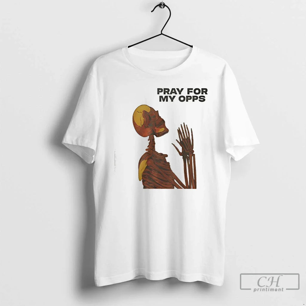 Classic Pray For My Opps Matthew Skeleton - Adult & Kids T-Shirts, Sweatshirts & Hoodies apparel design preview 1