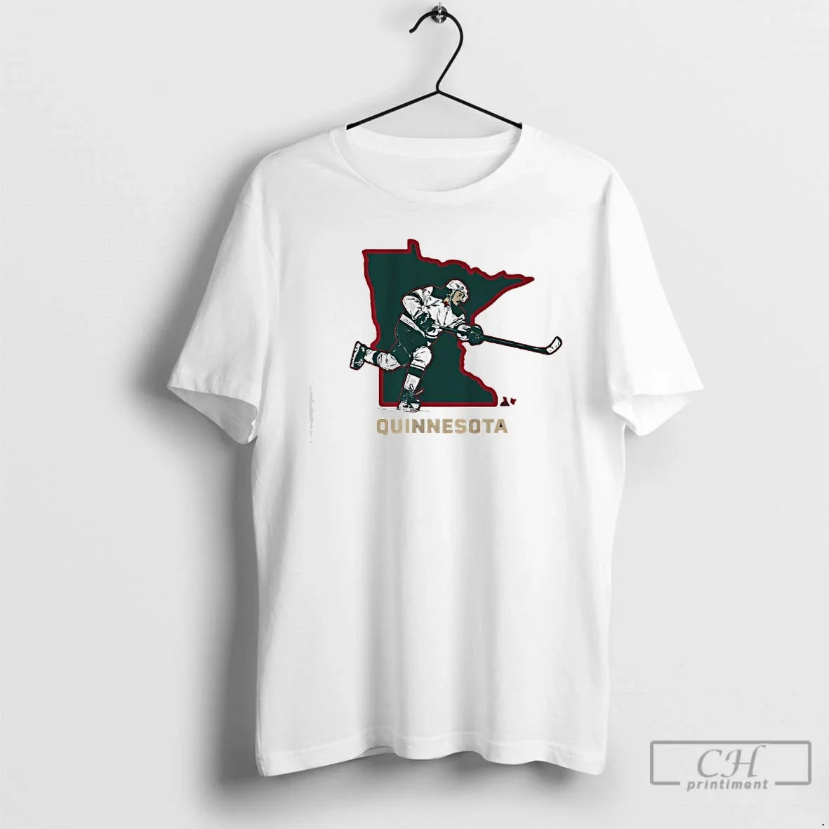 Classic Quinn Hughes Quinnesota Welcome To Minnesota - Adult & Kids T-Shirts, Sweatshirts & Hoodies apparel design preview 1