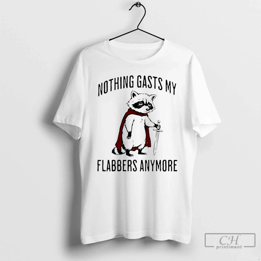Classic Raccoon Knight Nothing Gasts My Flabbers - Adult & Kids T-Shirts, Sweatshirts & Hoodies apparel design preview 1