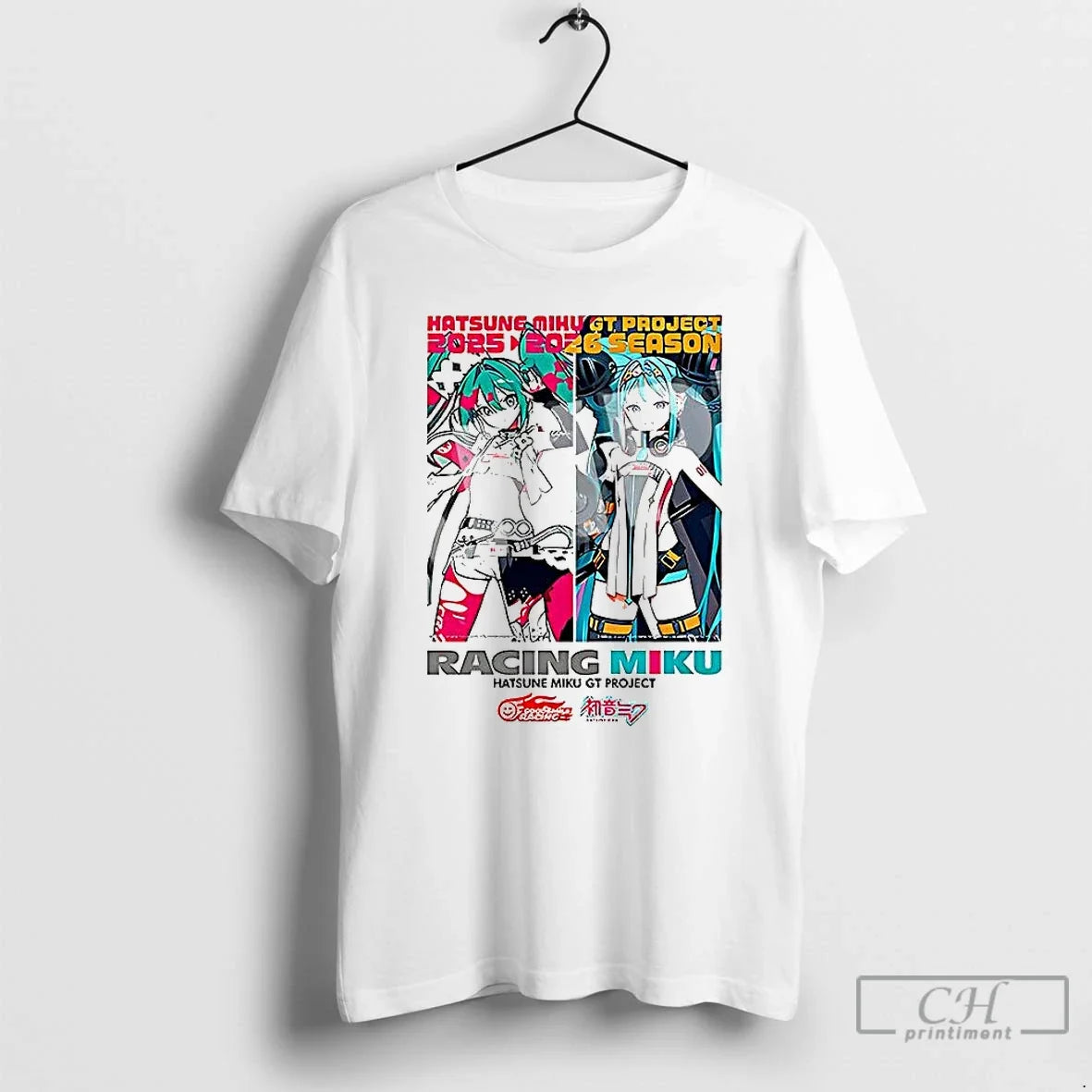 Classic Racing Miku Hatsune Gt Project - Adult & Kids T-Shirts, Sweatshirts & Hoodies apparel design preview 1